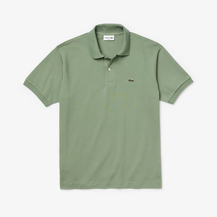 Lacoste Klasik Fit L.12.12 Polo Shirt Yeşil | ZMfQGttR