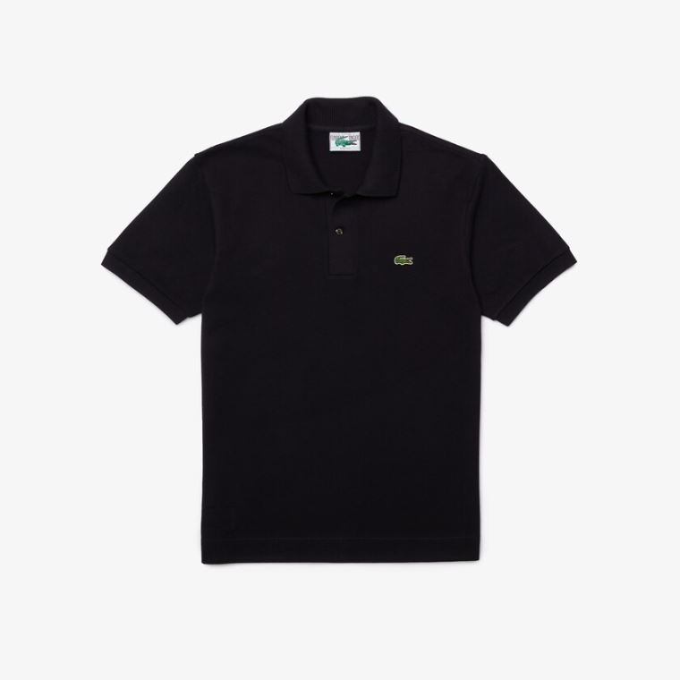 Lacoste Klasik Fit Organic Pamuklu Piqué Polo Lacivert Mavi | 9PRTXY3L