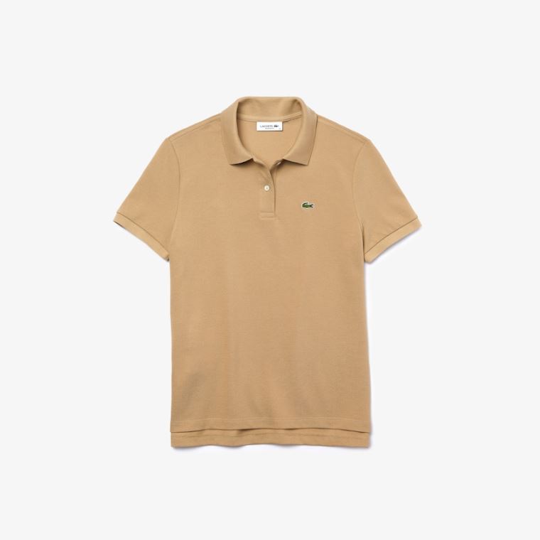 Lacoste Klasik Fit Soft Pamuklu Petit Piqué Polo Bej Rengi | qR4xDKMJ