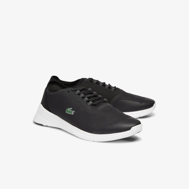 Lacoste LT Fit Tekstil Sneakers Siyah Beyaz | lCe3Cs1Z