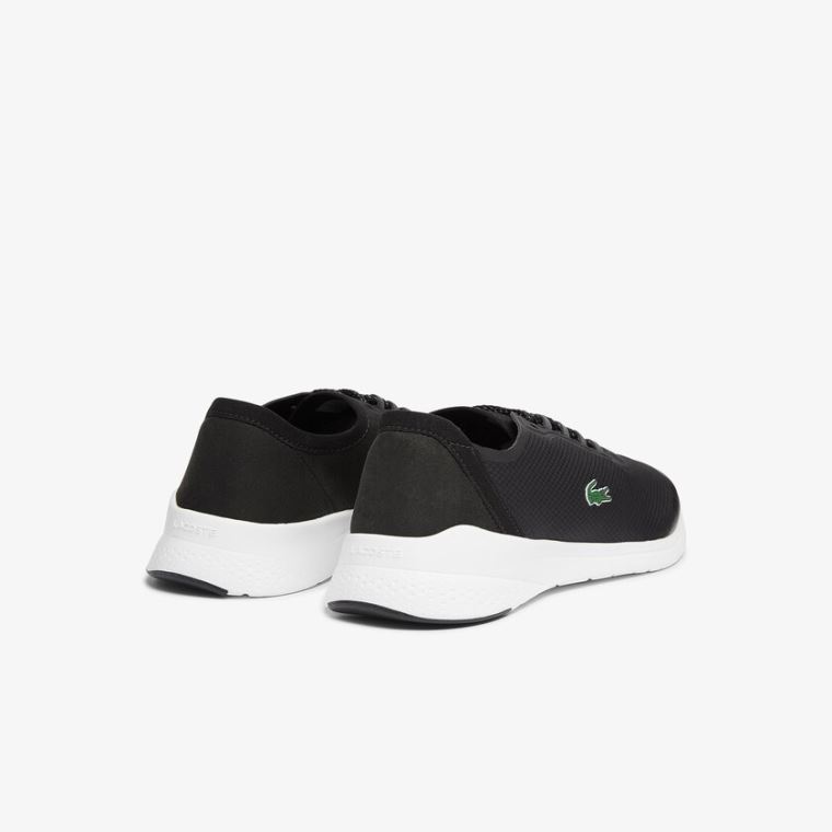 Lacoste LT Fit Tekstil Sneakers Siyah Beyaz | lCe3Cs1Z