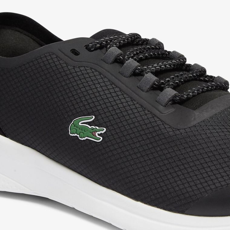 Lacoste LT Fit Tekstil Sneakers Siyah Beyaz | lCe3Cs1Z