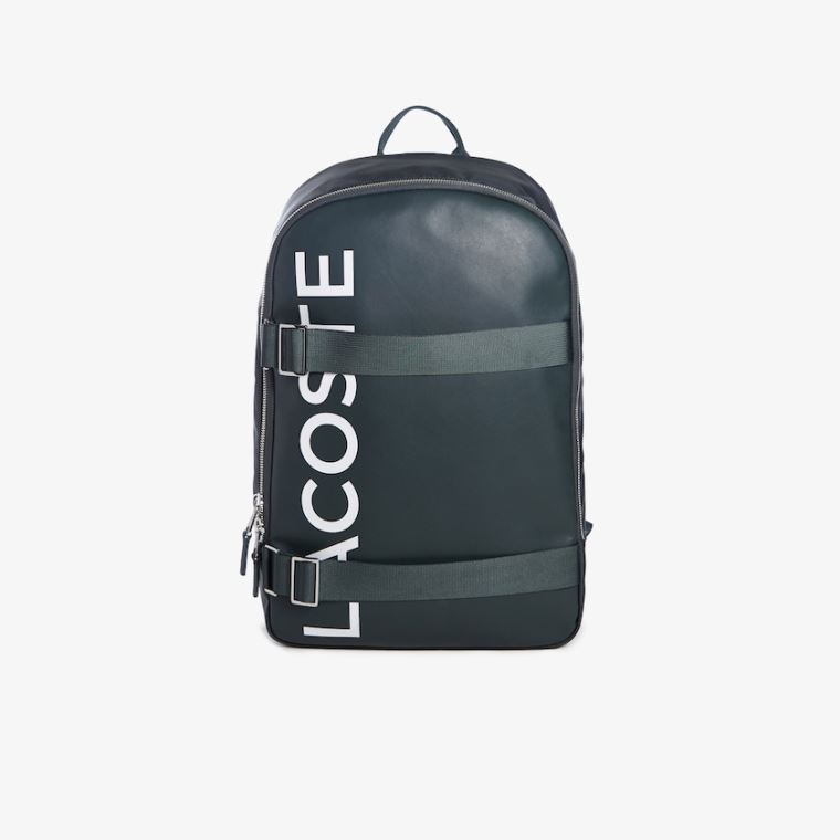 Lacoste L.12.12 Branded And Askılı Backpack Koyu Yeşil | dNcesI5H