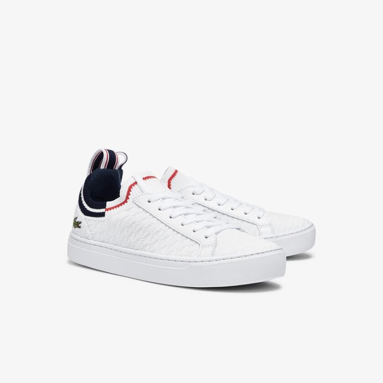 Lacoste La Piquée Tekstil Sneakers Beyaz Bej Rengi | EUuIvL6Z