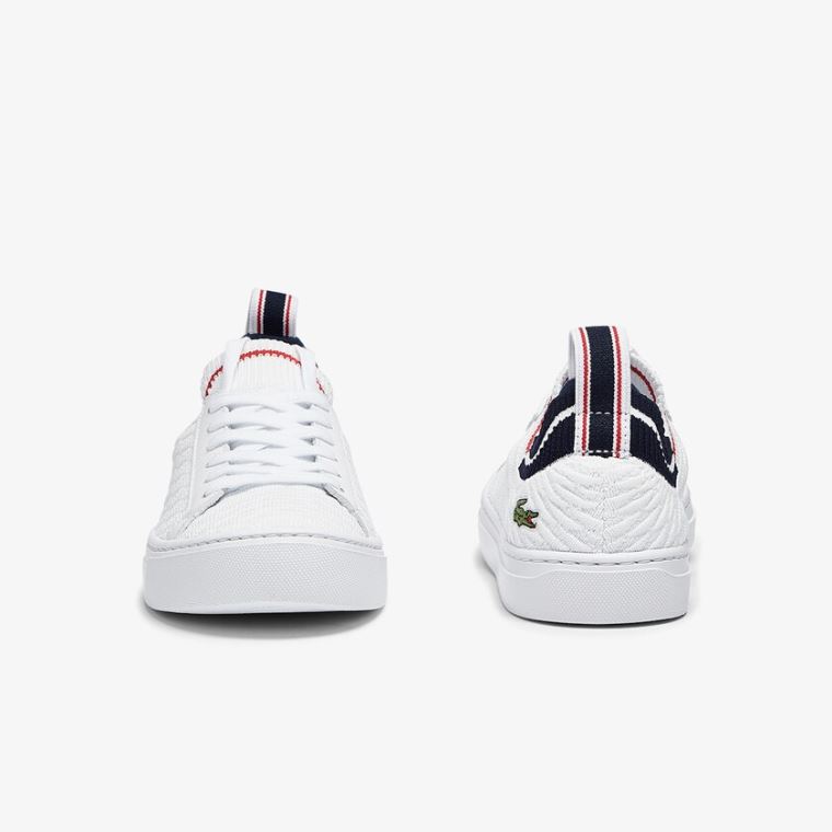 Lacoste La Piquée Tekstil Sneakers Beyaz Bej Rengi | EUuIvL6Z