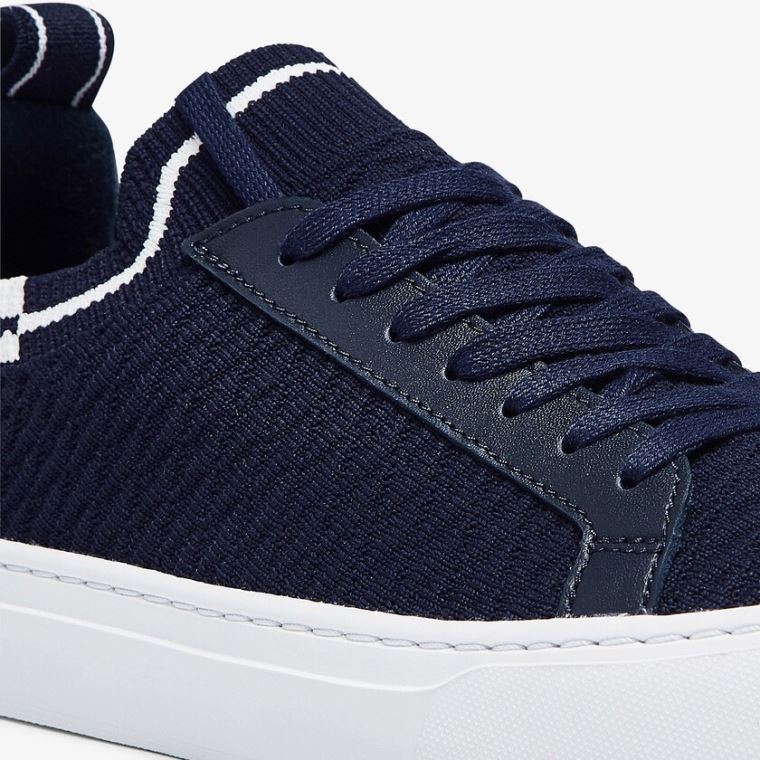 Lacoste La Piquée Tekstil Sneakers Lacivert Beyaz | q4I1Vf9S