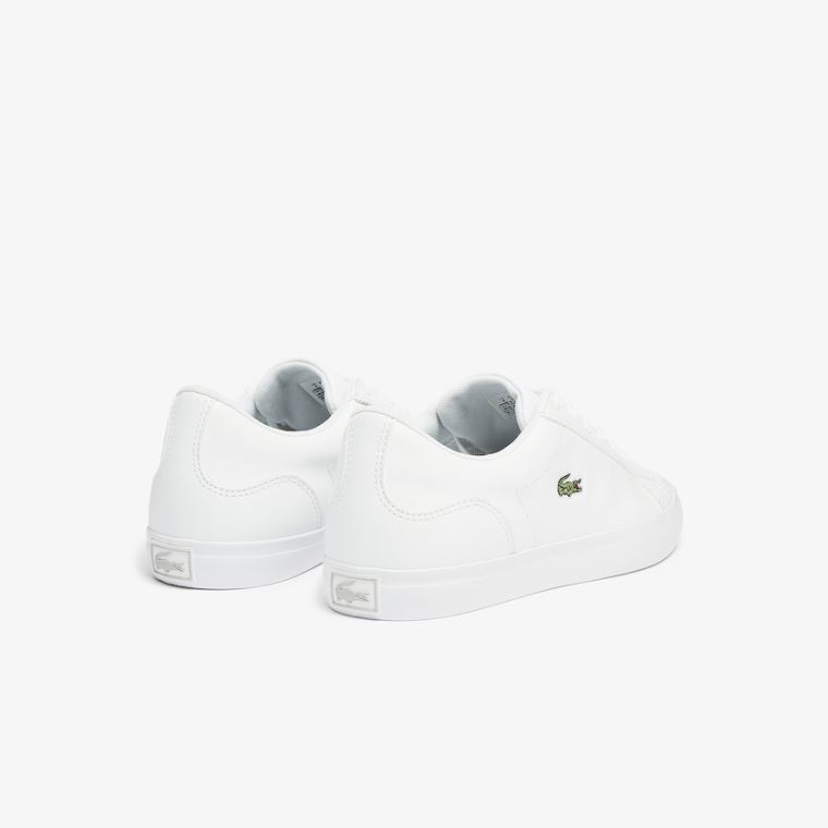 Lacoste Lerond BL Deri and Sentetik Sneakers Beyaz | pwmAmkIa