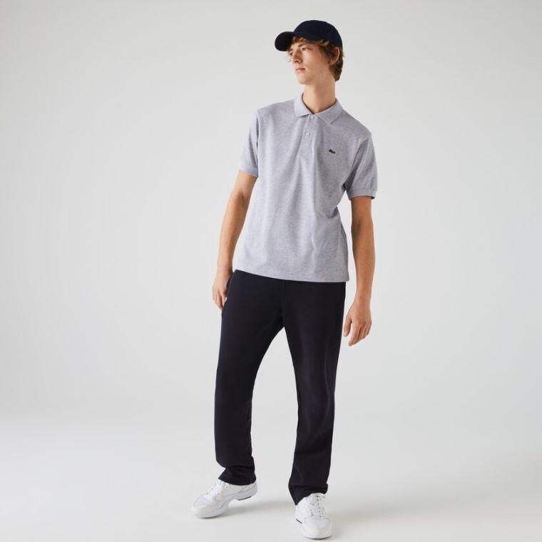 Lacoste Marl Fabric L.12.12 Polo Gri | 1XbyDcvR