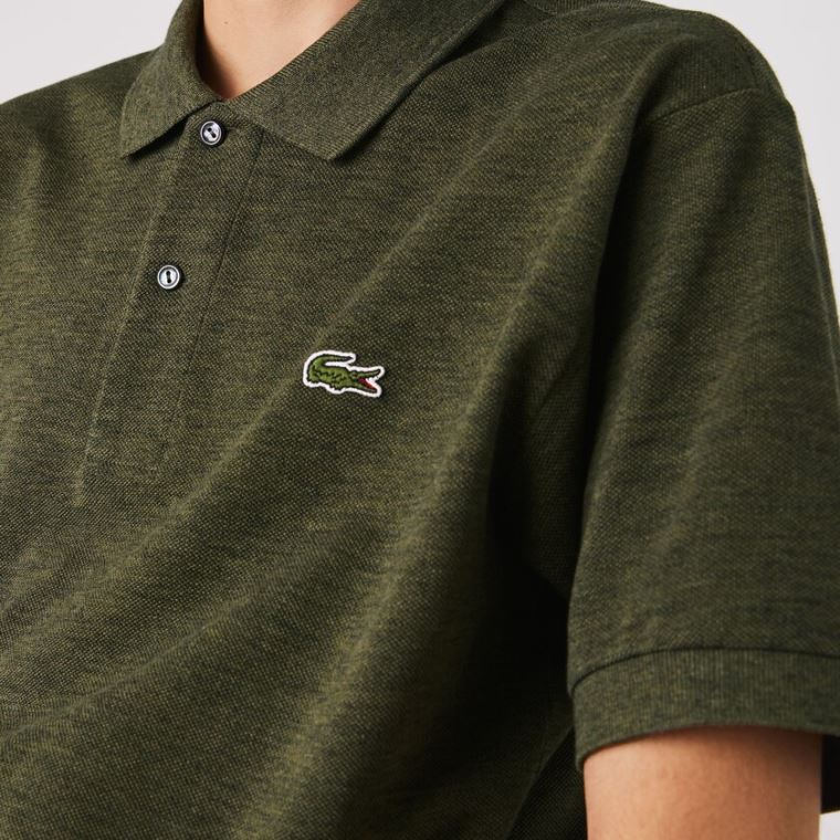 Lacoste Marl Fabric L.12.12 Polo Haki Yeşil | eaWEyn0g