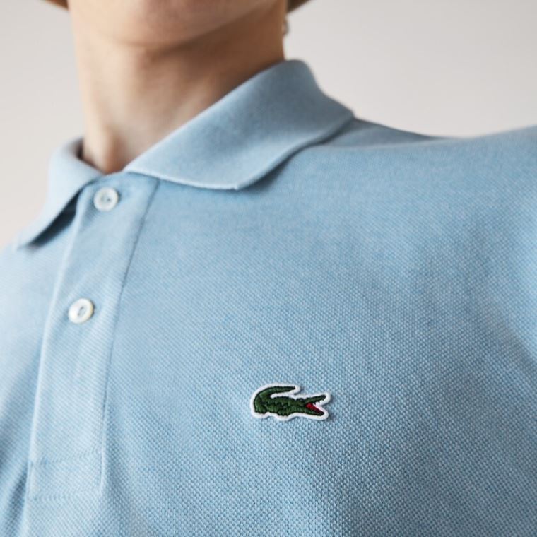 Lacoste Marl Fabric L.12.12 Polo Mavi | 9CDBlXyp