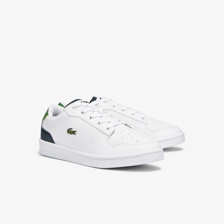 Lacoste Masters Cup Deri and Sentetik Sneakers Beyaz | laZilDVU