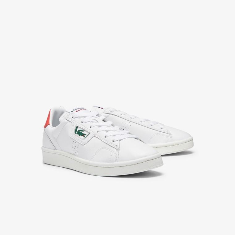 Lacoste Masters Klasik Deri Sneakers Beyaz Bej Rengi | VxwPIsDF