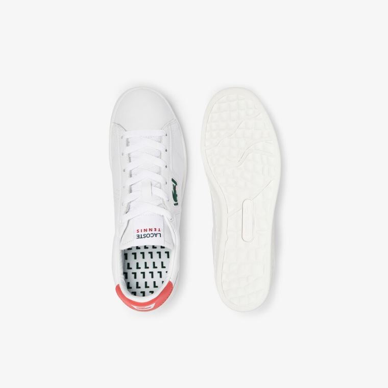 Lacoste Masters Klasik Deri Sneakers Beyaz Bej Rengi | VxwPIsDF