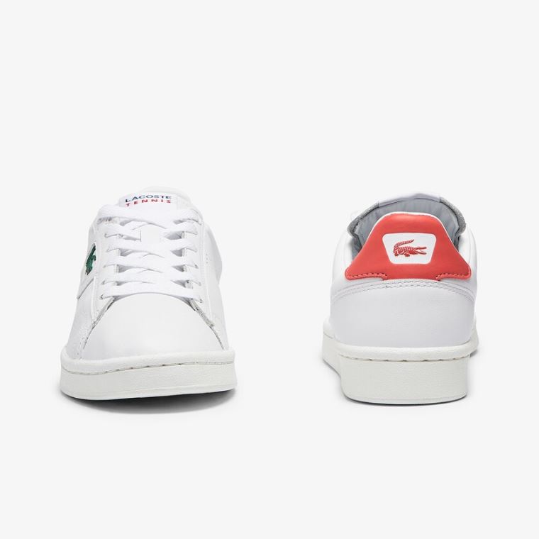 Lacoste Masters Klasik Deri Sneakers Beyaz Bej Rengi | VxwPIsDF