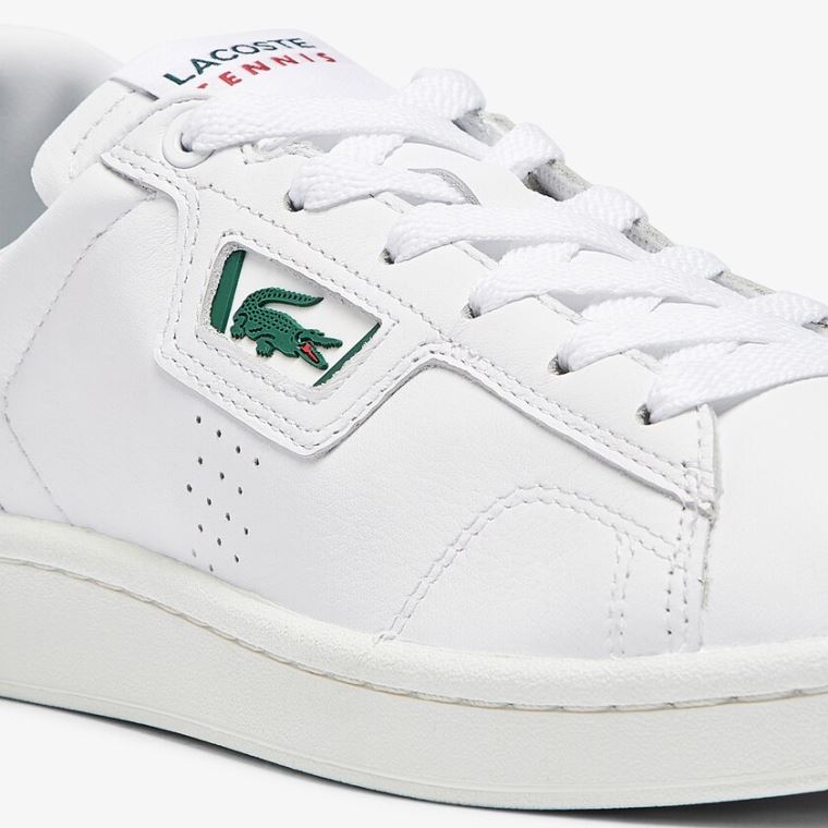 Lacoste Masters Klasik Deri Sneakers Beyaz Bej Rengi | VxwPIsDF