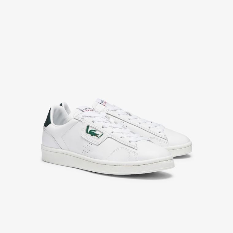 Lacoste Masters Klasik Deri Sneakers Beyaz | wQhV8j3B