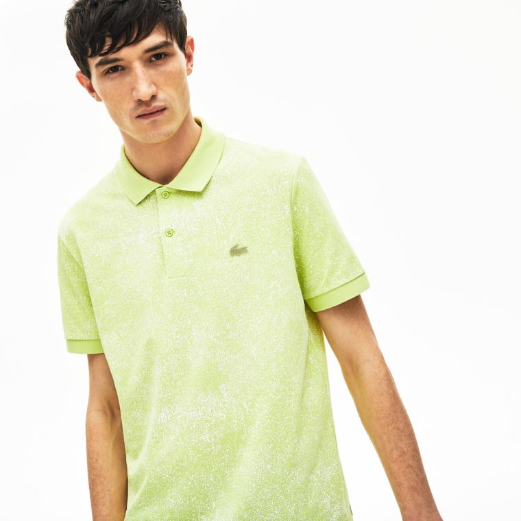 Lacoste Motion Premium Piqué Polo Shirt Sarı | RrHfoapP