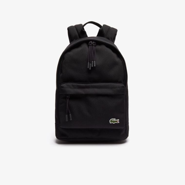 Lacoste Neocroc Small Kanvas Backpack Siyah | CiqtIAiu