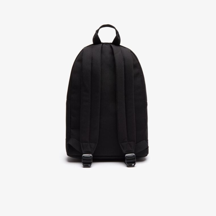 Lacoste Neocroc Small Kanvas Backpack Siyah | CiqtIAiu