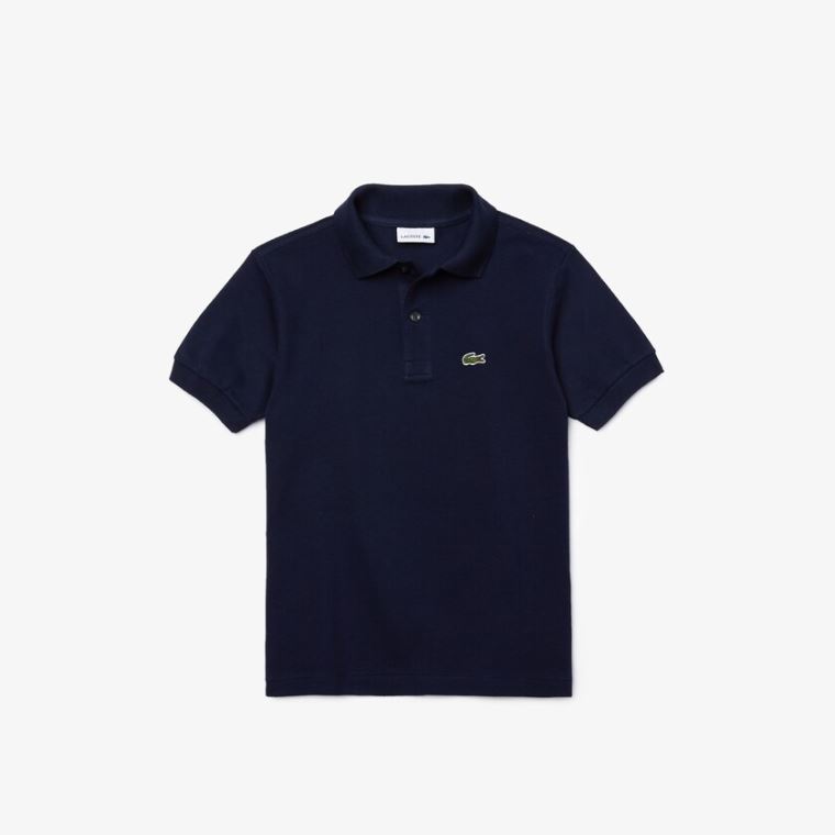 Lacoste Petit Piqué Polo Lacivert Mavi | lmqXbaCM