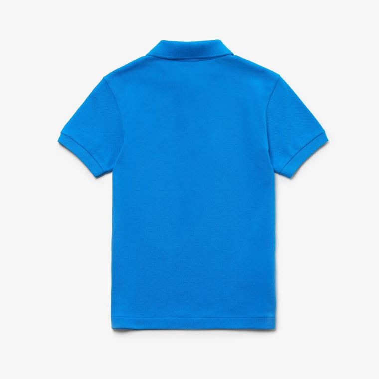 Lacoste Petit Piqué Polo Mavi | JFzU8kRv