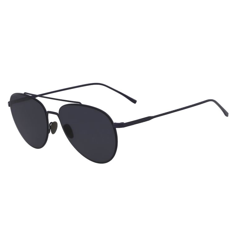 Lacoste Pilot Shape Metal Ultra-Thin Sunglasses Mavi | WilakUQo