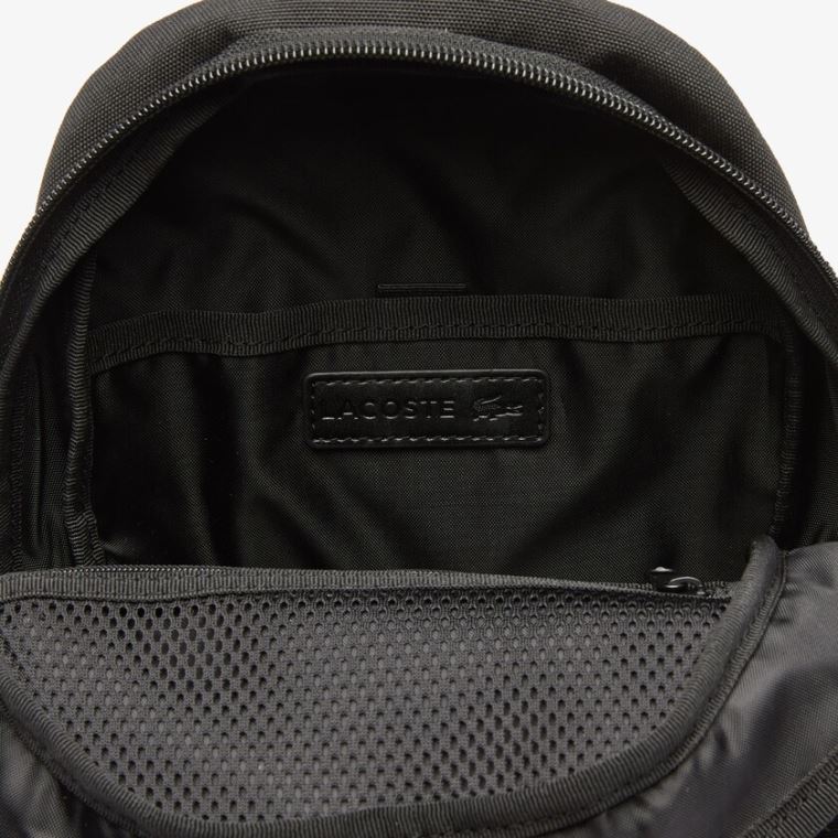 Lacoste Pocket Backpack Siyah Altın | 1nbxXvHe