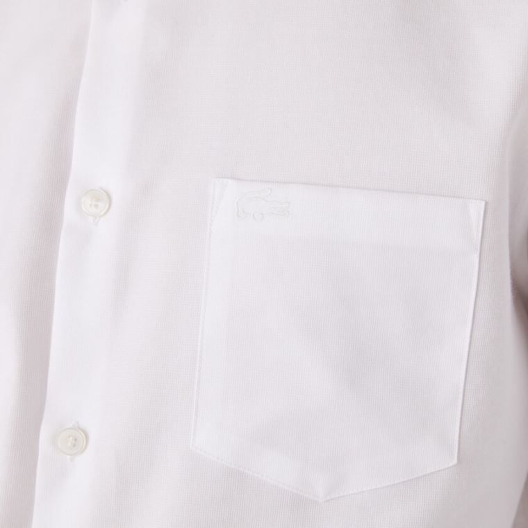 Lacoste Regular Fit Pamuklu Poplin Shirt Beyaz | wH9bJEFJ