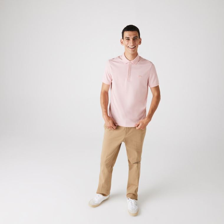 Lacoste Regular Fit Paris Polo Açık Pembe | BTxnngaS