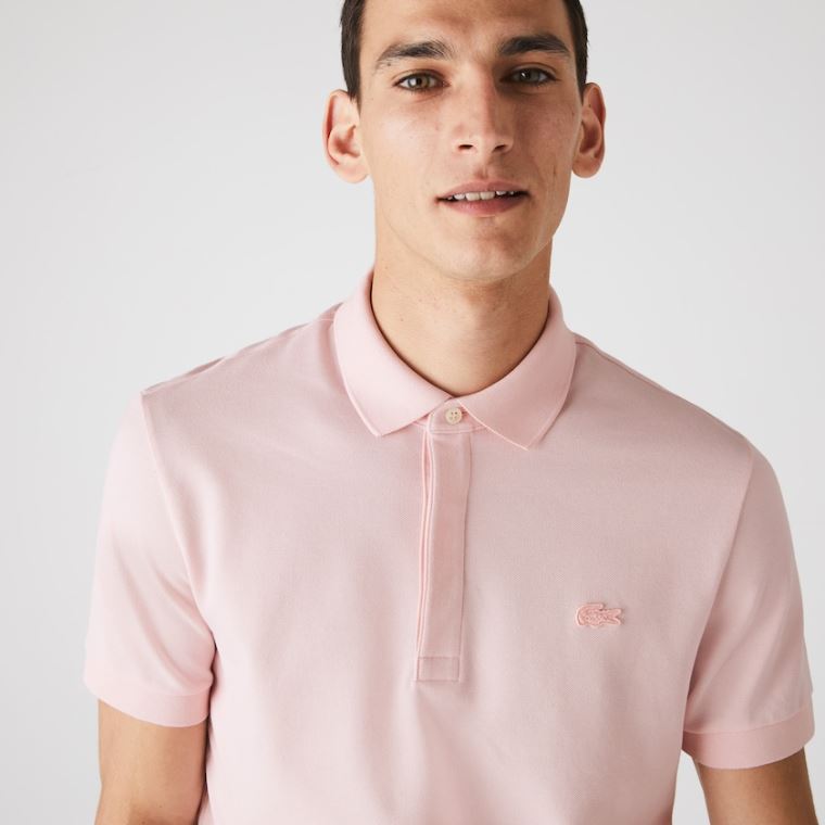 Lacoste Regular Fit Paris Polo Açık Pembe | BTxnngaS