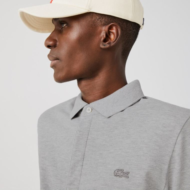 Lacoste Regular Fit Paris Polo Gri | sK320S5B