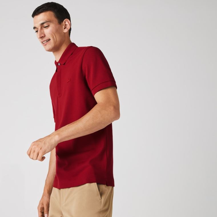 Lacoste Regular Fit Paris Polo Koyu Kırmızı | rMBzOYwL