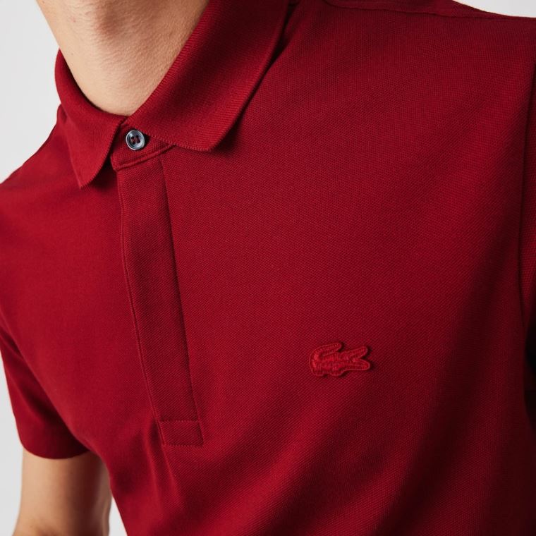 Lacoste Regular Fit Paris Polo Koyu Kırmızı | rMBzOYwL