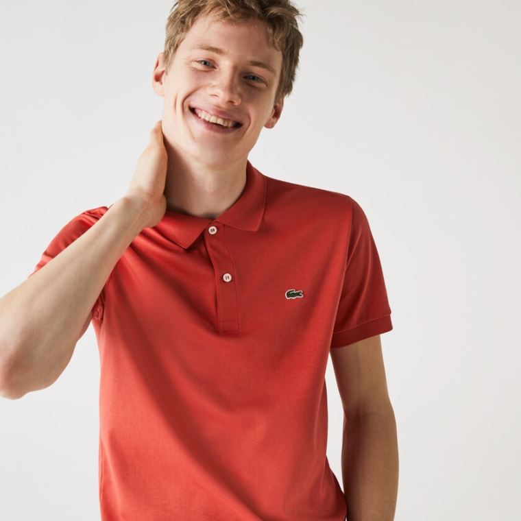 Lacoste Regular Fit Soft Pamuklu Polo Kırmızı | ztYRWrZ2