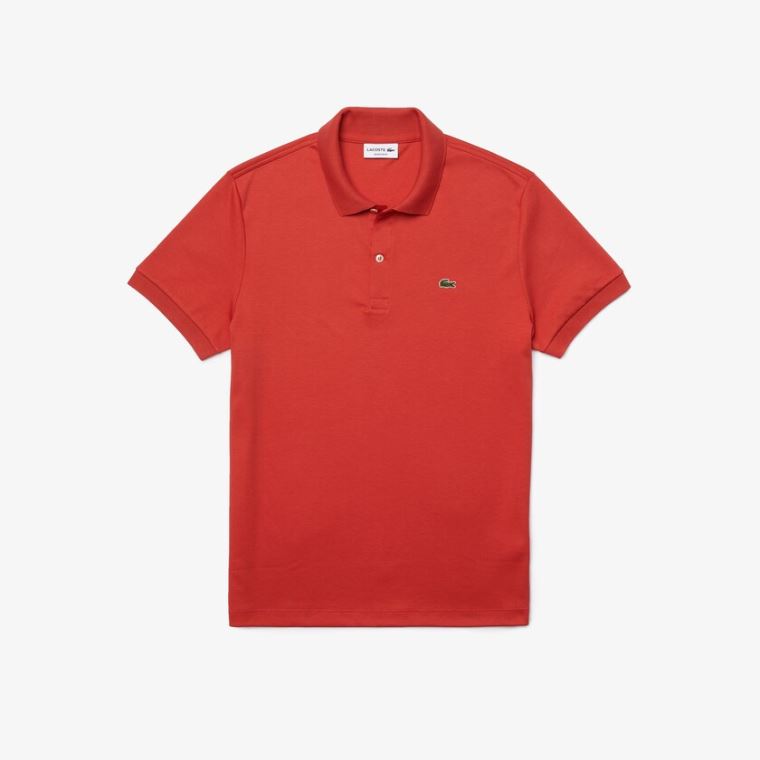 Lacoste Regular Fit Soft Pamuklu Polo Kırmızı | ztYRWrZ2