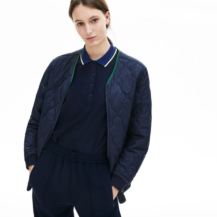 Lacoste Reversible Jacket 4-in-1 Parka Lacivert Mavi | rd9LTrqM