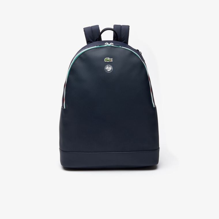 Lacoste Roland Garros Naylon Backpack Lacivert Yeşil | X16oZSB5