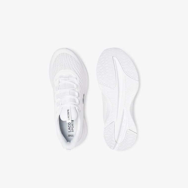 Lacoste Run Spin Tekstil Sneakers Beyaz | NO7bmV6q