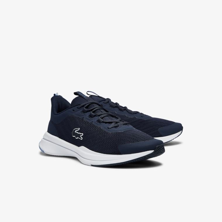 Lacoste Run Spin Tekstil Sneakers Lacivert | KwNqSczq