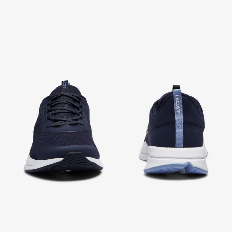 Lacoste Run Spin Tekstil Sneakers Lacivert | KwNqSczq