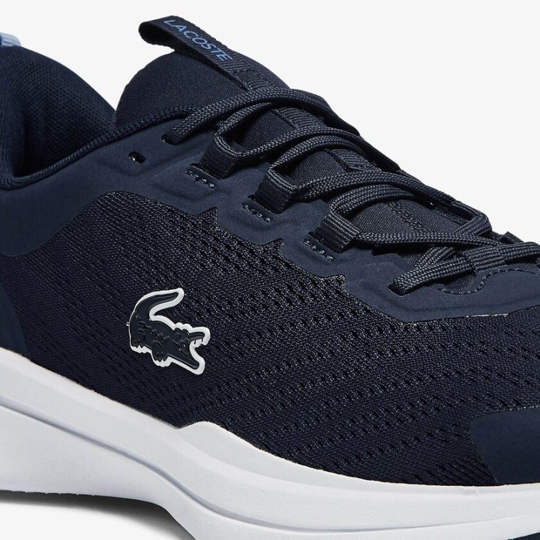 Lacoste Run Spin Tekstil Sneakers Lacivert | KwNqSczq