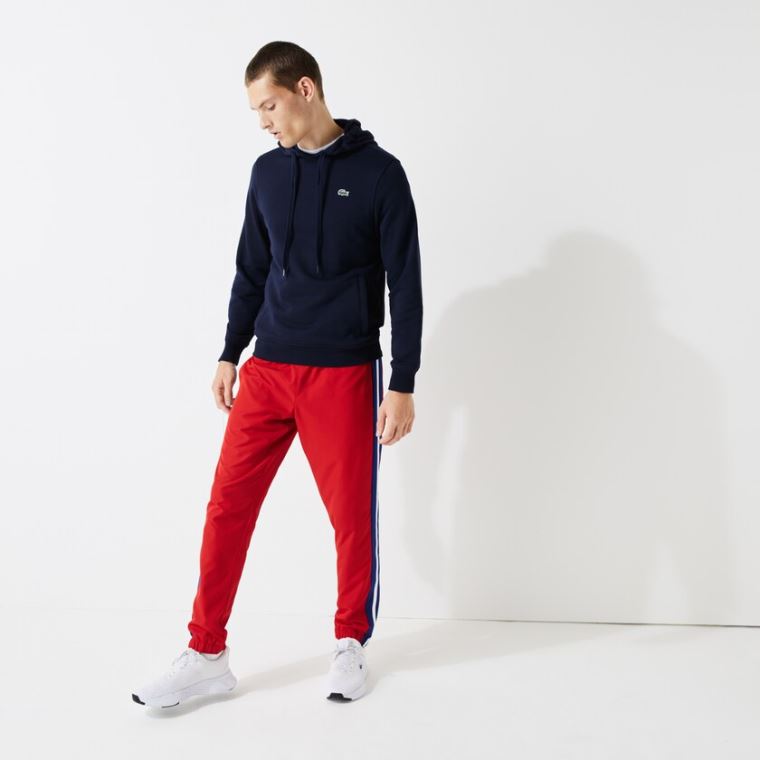 Lacoste SPORT Contrast Bands Hafif Tracksuit Pants Kırmızı Mavi Beyaz | 0GDXfHKo