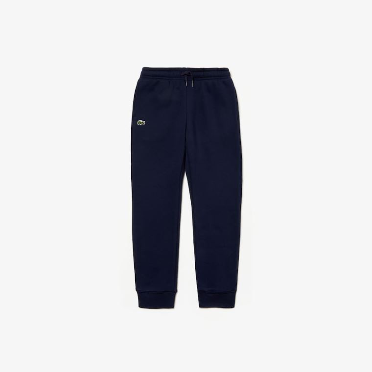 Lacoste SPORT Fleece Sweatpants Lacivert Mavi | 8XlG4c1F