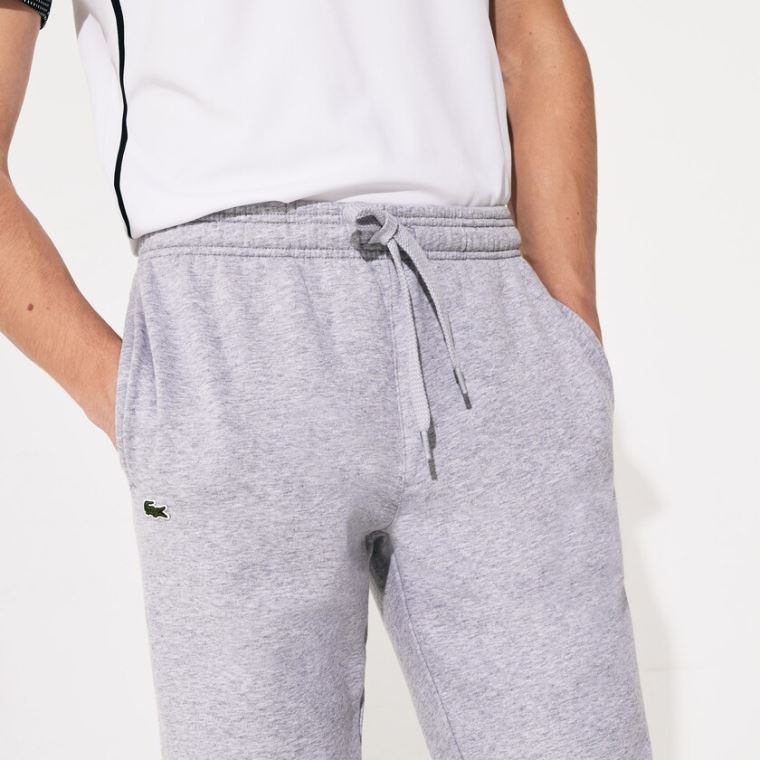 Lacoste SPORT Fleece Tenis Sweatpants Gri | BmLXg0Zd