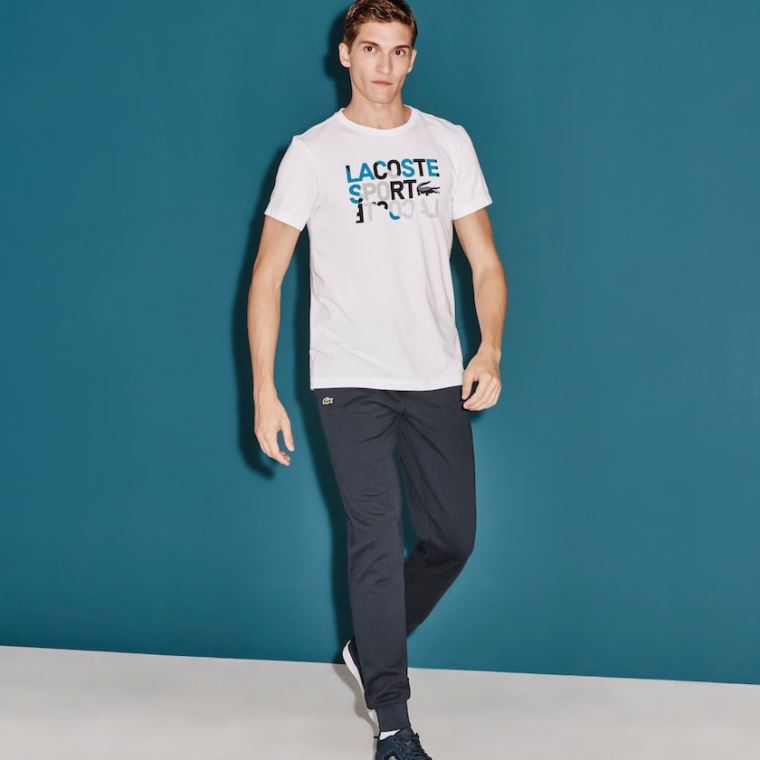 Lacoste SPORT Fleece Tenis Sweatpants Lacivert Mavi | I9g0Jgnd