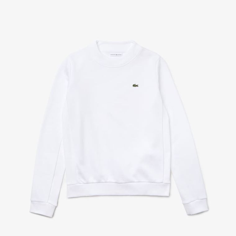 Lacoste SPORT Fleece Tenis Sweatshirt Beyaz | 5k3SqG77