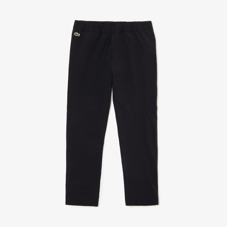 Lacoste SPORT Nefes Alabilir Stretch Sweatpants Siyah | IJw5QPAr