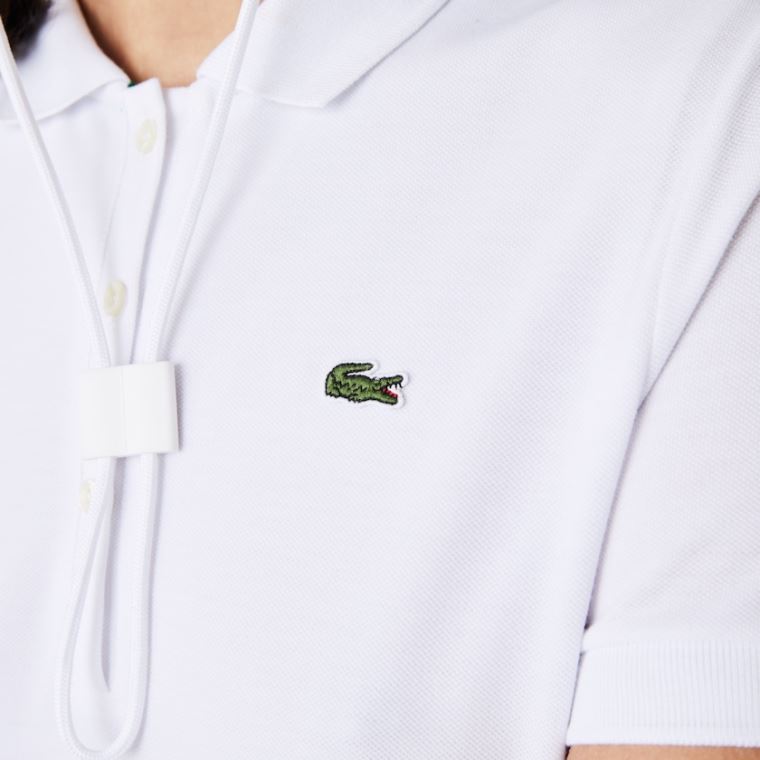 Lacoste SPORT Roland Garros Pleated Polo Elbise Beyaz Yeşil Lacivert Mavi | mvVSvBI5