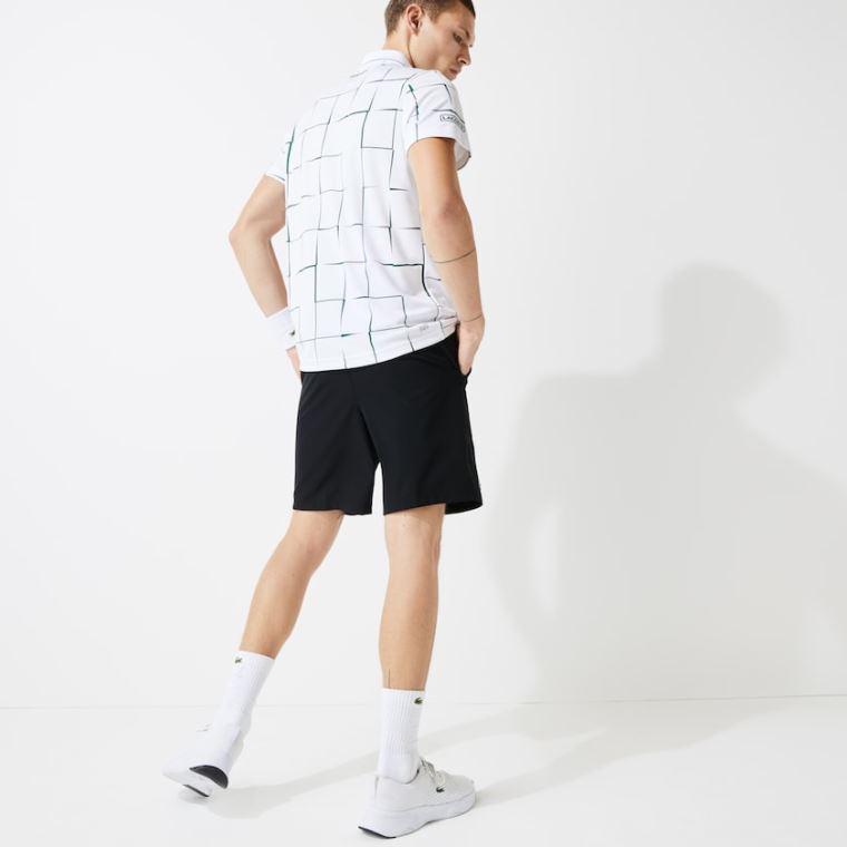 Lacoste SPORT Tenis Stretch Shorts Siyah | yQbgJ6ep