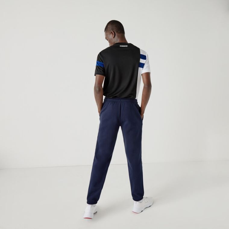 Lacoste SPORT Tenis trackpants in fleece Lacivert Mavi | Ej3XPjPo